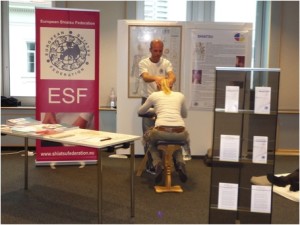 Demonstration of Seated Shiatsu 